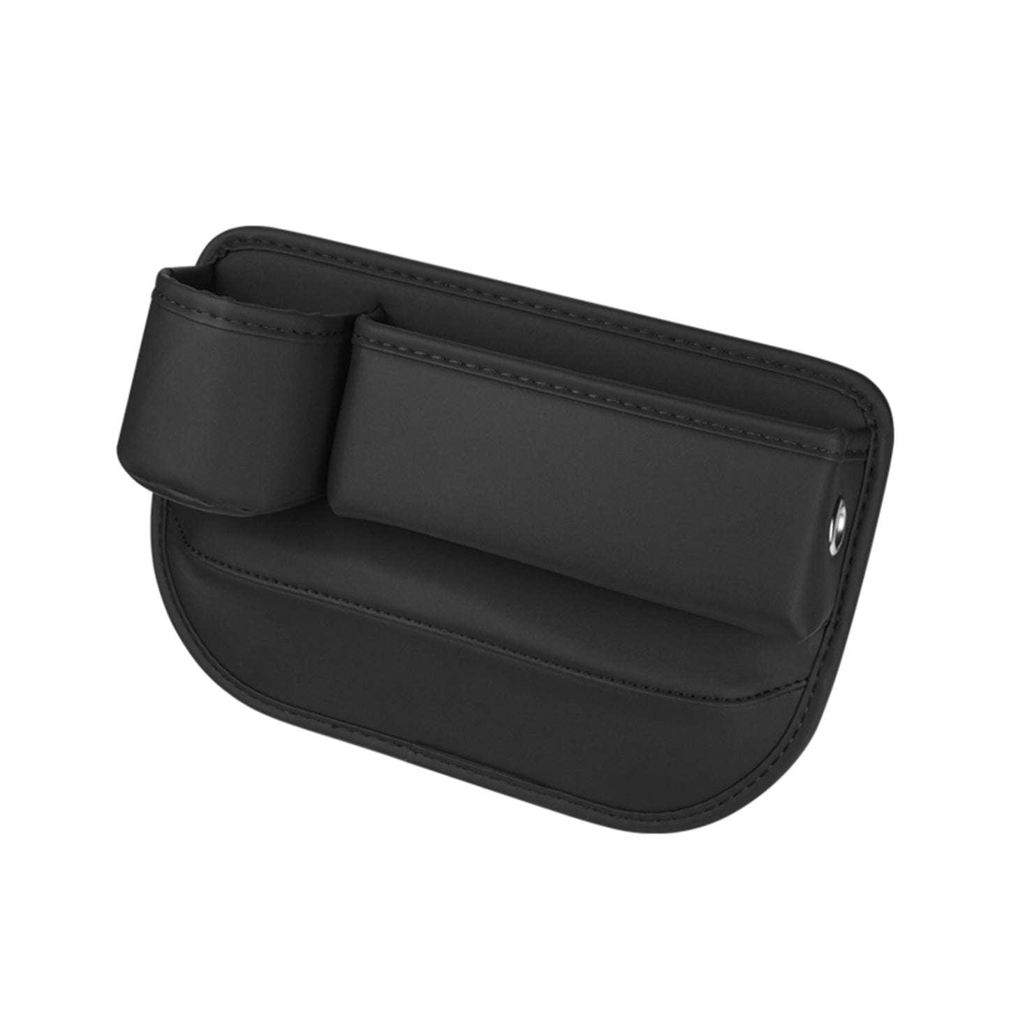 Universal Car Seat Gap Organizer - Expandable Driver's Side Storage Box with Multiple Pockets, Anti-Slip Design, and Phone Holder for Smartphones, Keys, Cards, and Accessories