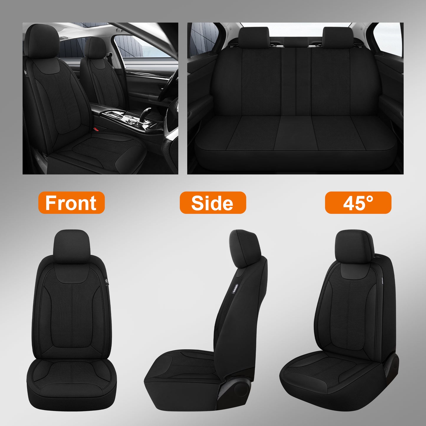 Breathable Premium Sporty Seat Cover