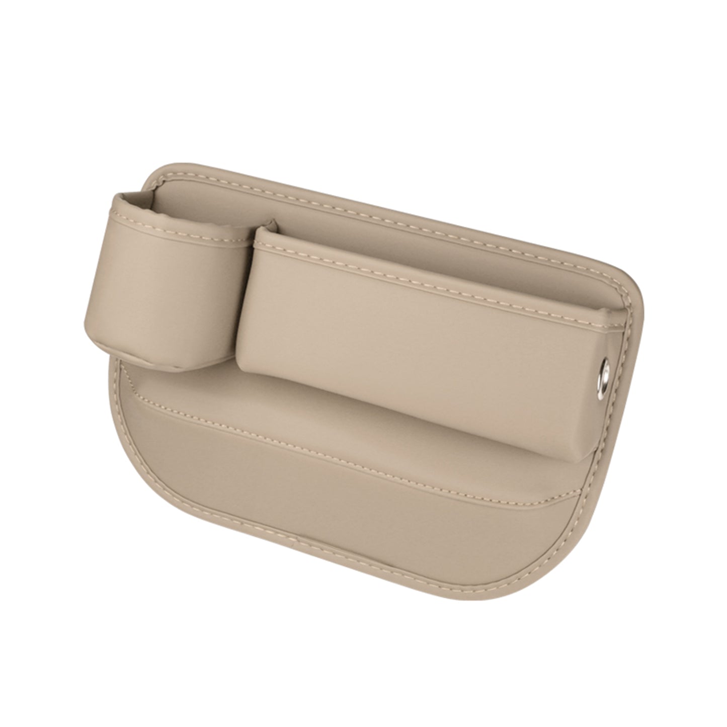 Universal Car Seat Gap Organizer - Expandable Driver's Side Storage Box with Multiple Pockets, Anti-Slip Design, and Phone Holder for Smartphones, Keys, Cards, and Accessories