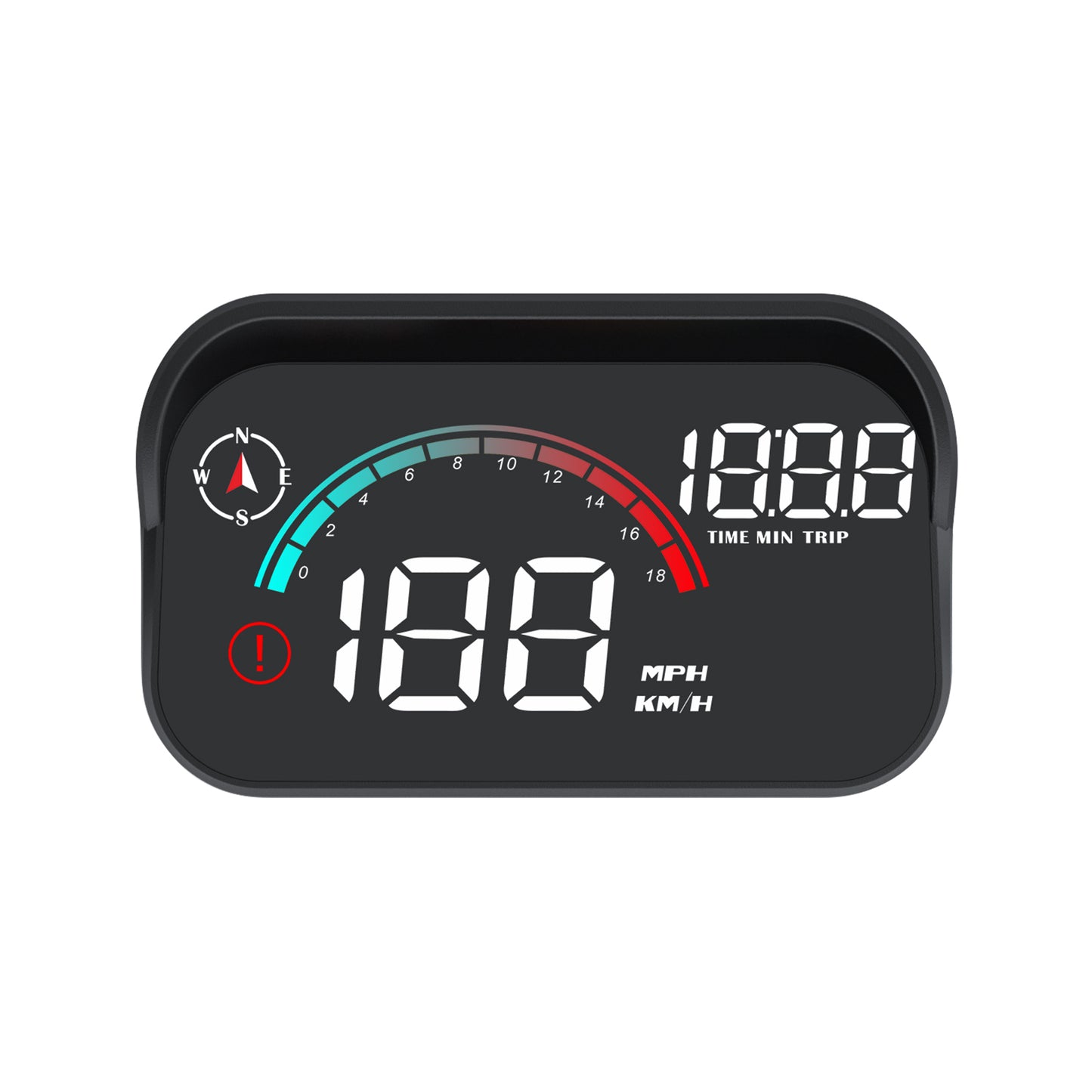 3.5-Inch Car HUD Display -Windshield Speed Projector with GPS digital Speedometer,Compass, Time, Mileage, Overspeed Warning & Driving Data Monitor gauges