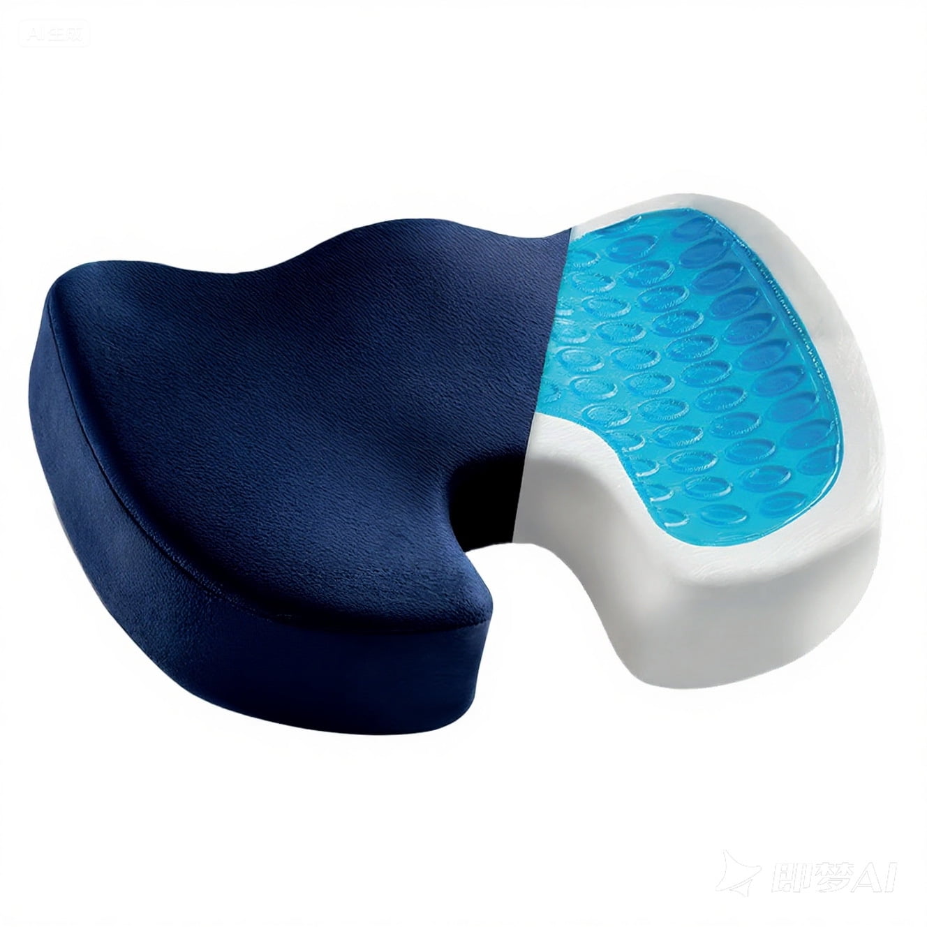 Premium Gel & Memory Foam Seat Cushion, Cool and support Office Chair Cushion, Car Seat Cushion, Chair Cushions for Back & Sciatica Pain Relief