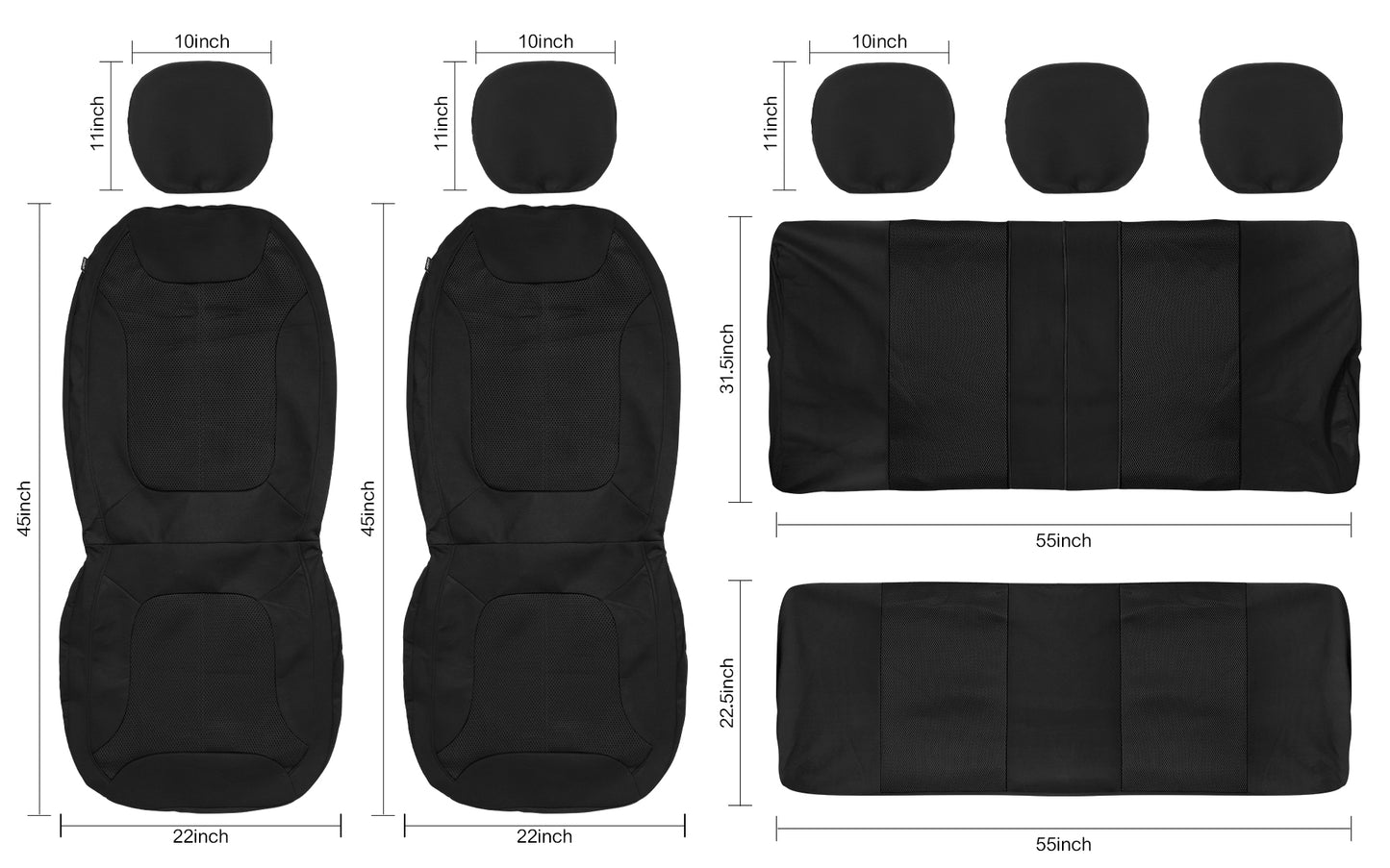 Breathable Premium Sporty Seat Cover